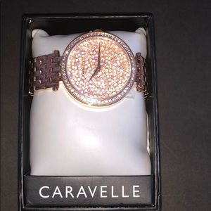 Beautiful Rose Gold Caravelle watch